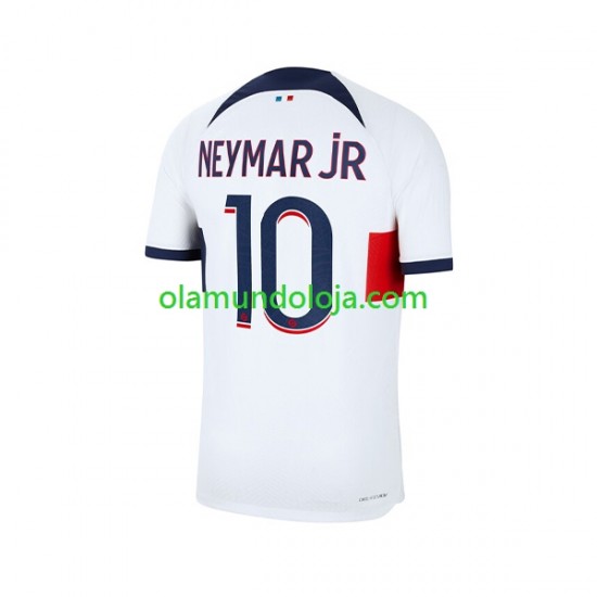 Camisola Paris Saint-Germain Neymar Jr 10 Homem Equipamento Segundo 2023-2024 Manga Curta